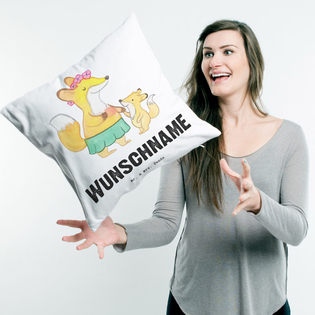 Personalisiertes Kissen Mutter mit Herz Kissen, personalisiert, Name, Wunschname, bedrucken, Kopfkissen, Beruf, Ausbildung, Jubiläum, Abschied, Rente, Kollege, Kollegin, Geschenk, Schenken, Arbeitskollege, Mitarbeiter, Firma, Danke, Dankeschön