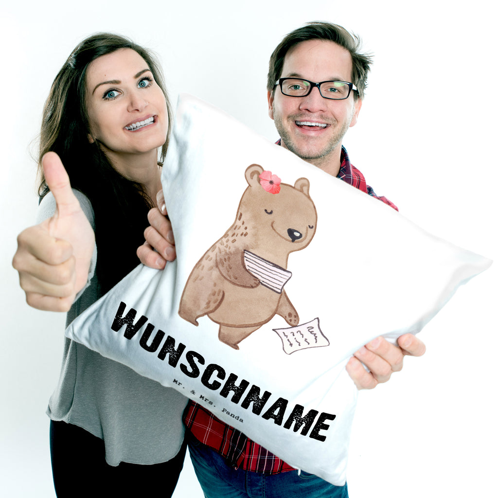 Personalisiertes Kissen Steuerberaterin mit Herz Kissen, personalisiert, Name, Wunschname, bedrucken, Kopfkissen, Beruf, Ausbildung, Jubiläum, Abschied, Rente, Kollege, Kollegin, Geschenk, Schenken, Arbeitskollege, Mitarbeiter, Firma, Danke, Dankeschön
