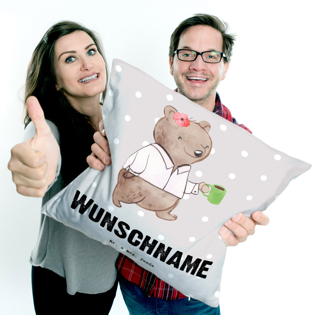 Personalisiertes Kissen Ausbilderin mit Herz Kissen, personalisiert, Name, Wunschname, bedrucken, Kopfkissen, Beruf, Ausbildung, Jubiläum, Abschied, Rente, Kollege, Kollegin, Geschenk, Schenken, Arbeitskollege, Mitarbeiter, Firma, Danke, Dankeschön, Ausbilderin, Tutorin, Ausbilderprüfung