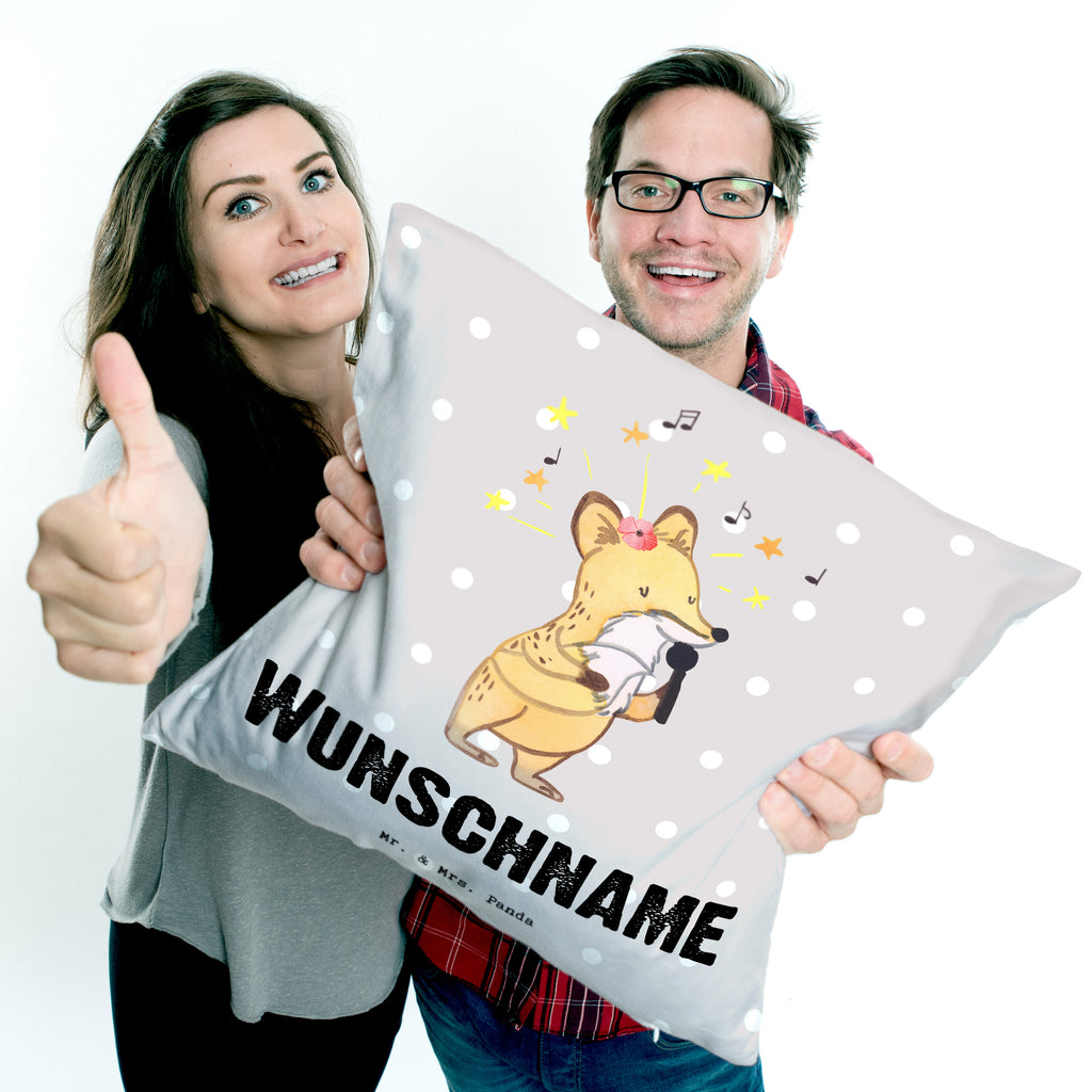 Personalisiertes Kissen Musicaldarstellerin mit Herz Kissen, personalisiert, Name, Wunschname, bedrucken, Kopfkissen, Beruf, Ausbildung, Jubiläum, Abschied, Rente, Kollege, Kollegin, Geschenk, Schenken, Arbeitskollege, Mitarbeiter, Firma, Danke, Dankeschön
