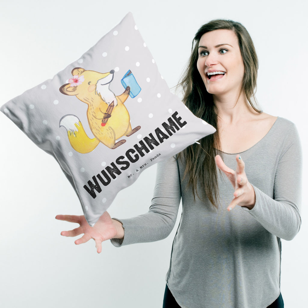Personalisiertes Kissen Auszubildende mit Herz Kissen, personalisiert, Name, Wunschname, bedrucken, Kopfkissen, Beruf, Ausbildung, Jubiläum, Abschied, Rente, Kollege, Kollegin, Geschenk, Schenken, Arbeitskollege, Mitarbeiter, Firma, Danke, Dankeschön, Auszubildende, Azubine, Ausbildungsbeginn, Abschlussprüfung, Beginn der Ausbildung, Glücksbringer zur Ausbildung