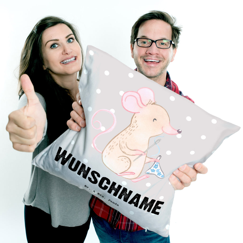 Personalisiertes Kissen Maus Nähen Tage Kissen, personalisiert, Name, Wunschname, bedrucken, Kopfkissen, Geschenk, Sport, Sportart, Hobby, Schenken, Danke, Dankeschön, Auszeichnung, Gewinn, Sportler, Nähen, kreatives Hobby, Nähkurs, Nähmaschine, DIY