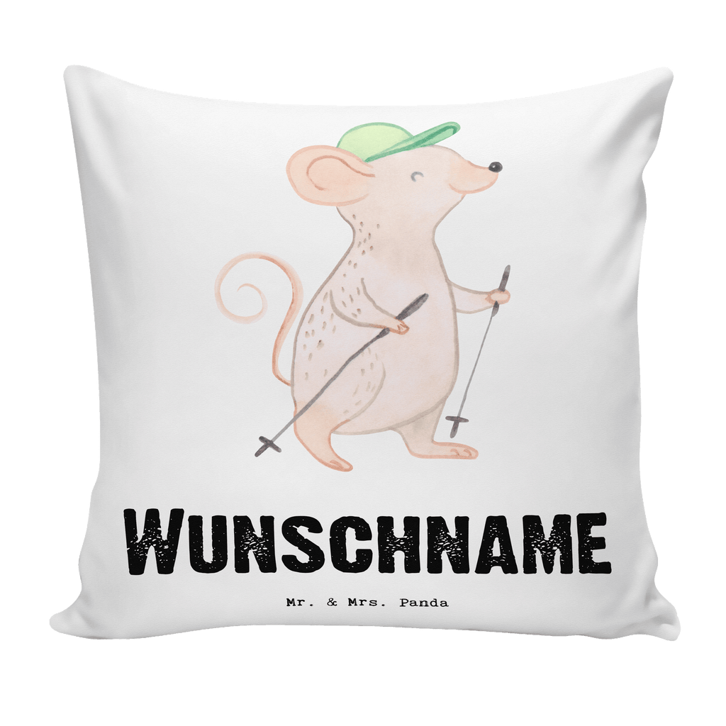 Personalisiertes Kissen Maus Walking Tage Kissen, personalisiert, Name, Wunschname, bedrucken, Kopfkissen, Geschenk, Sport, Sportart, Hobby, Schenken, Danke, Dankeschön, Auszeichnung, Gewinn, Sportler, Walking, Walken, schnelles Gehen, Spazieren gehen