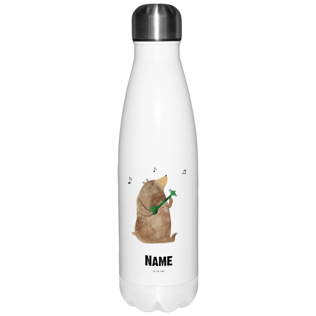 Personalisierte Thermosflasche Bär Lied Personalisierte Isolierflasche, Personalisierte Thermoflasche, Personalisierte Trinkflasche, Trinkflasche Mit Namen, Wunschname, Bedrucken, Namensflasche, Bär, Teddy, Teddybär, Bärchen, Bear, Liebeslied, Lied, Song, Valentinstag, Valentine, Geschenk, Partner, Liebe, Freundin, Frau, Herz, Spruch
