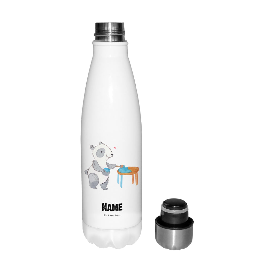 Personalisierte Thermosflasche Panda Möbel restaurieren Tage Personalisierte Isolierflasche, Personalisierte Thermoflasche, Personalisierte Trinkflasche, Trinkflasche Mit Namen, Wunschname, Bedrucken, Namensflasche, Geschenk, Sport, Sportart, Hobby, Schenken, Danke, Dankeschön, Auszeichnung, Gewinn, Sportler, Möbel restaurieren, antike Möbel restaurieren, Handwerk, Restaurator