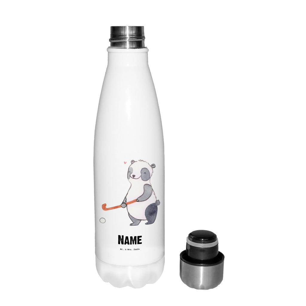 Personalisierte Thermosflasche Panda Hockey spielen Tage Personalisierte Isolierflasche, Personalisierte Thermoflasche, Personalisierte Trinkflasche, Trinkflasche Mit Namen, Wunschname, Bedrucken, Namensflasche, Geschenk, Sport, Sportart, Hobby, Schenken, Danke, Dankeschön, Auszeichnung, Gewinn, Sportler, Hockey spielen, Feldhockey, Hockeyschläger, Hockey Verein