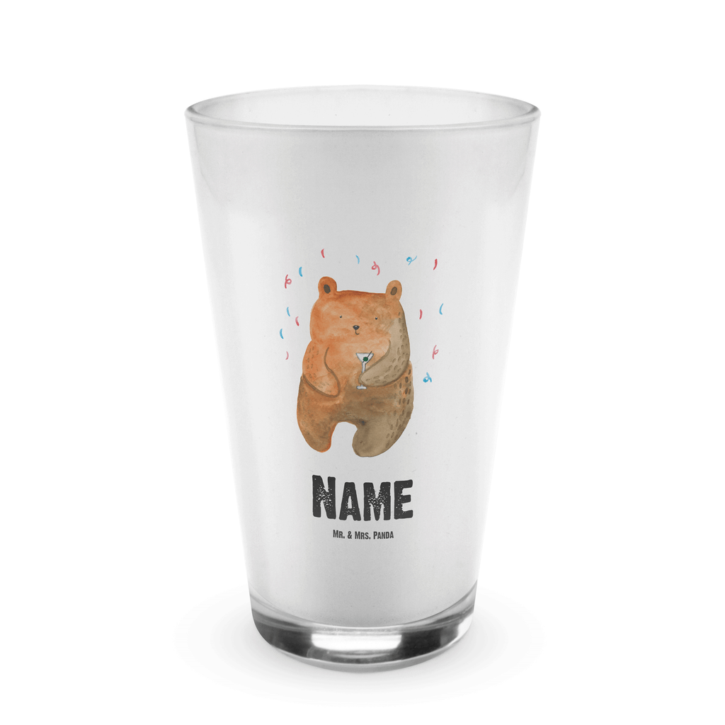 Personalisiertes Glas Bär Party Bedrucktes Glas, Glas mit Namen, Namensglas, Glas personalisiert, Name, Bedrucken, Bär, Teddy, Teddybär, Geburtstag, Geburtstagsgeschenk, Geschenk, Party, Feiern, Abfeiern, Mitbringsel, Gute Laune, Lustig
