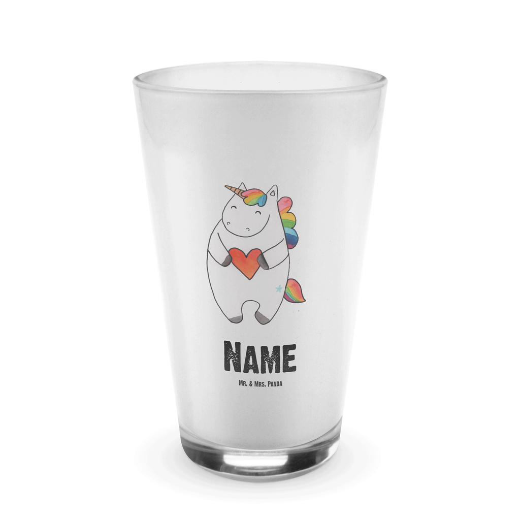 Personalisiertes Glas Einhorn Herz Bedrucktes Glas, Glas mit Namen, Namensglas, Glas personalisiert, Name, Bedrucken, Einhorn, Einhörner, Einhorn Deko, Pegasus, Unicorn, Herz, schlimm, böse, witzig, lustig, Freundin, anders, bunt