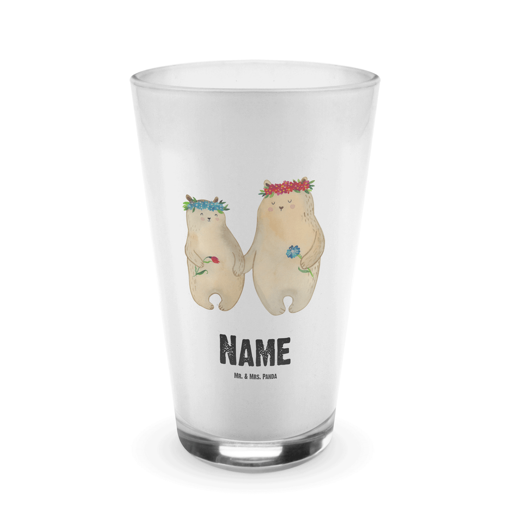 Personalisiertes Glas Bären mit Blumenkranz Bedrucktes Glas, Glas mit Namen, Namensglas, Glas personalisiert, Name, Bedrucken, Familie, Vatertag, Muttertag, Bruder, Schwester, Mama, Papa, Oma, Opa, Bär, Bären, Mutter, Mutti, Mami, Lieblingsmensch, Lieblingsmama, beste Mutter, weltbeste Mama, Geschenk Mama. Muttertag, Tochter, Kind, Kinder, Töchter, Family, Vorbild