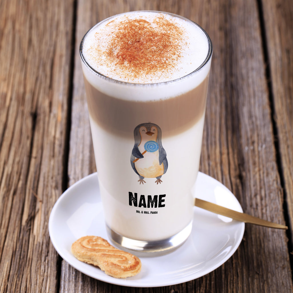 Personalisiertes Glas Pinguin Lolli Bedrucktes Glas, Glas mit Namen, Namensglas, Glas personalisiert, Name, Bedrucken, Pinguin, Pinguine, Lolli, Süßigkeiten, Blödsinn, Spruch, Rebell, Gauner, Ganove, Rabauke