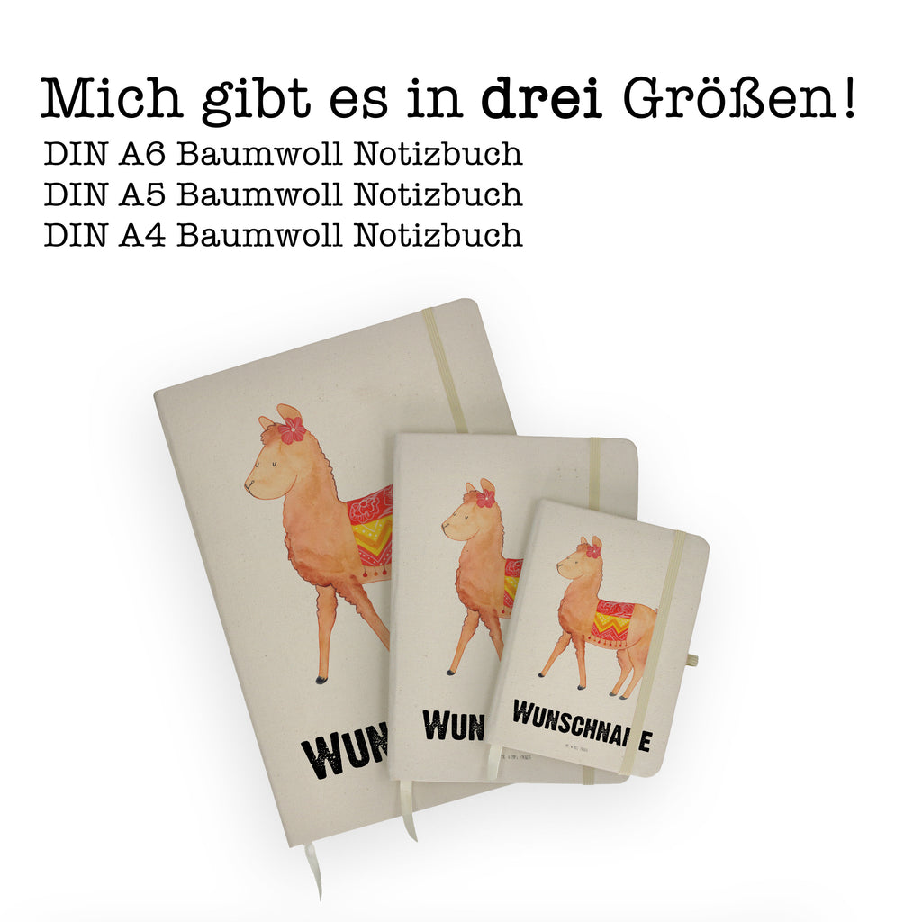 DIN A4 Personalisiertes Notizbuch Alpaka stolz Personalisiertes Notizbuch, Notizbuch mit Namen, Notizbuch bedrucken, Personalisierung, Namensbuch, Namen, Alpaka, Lama