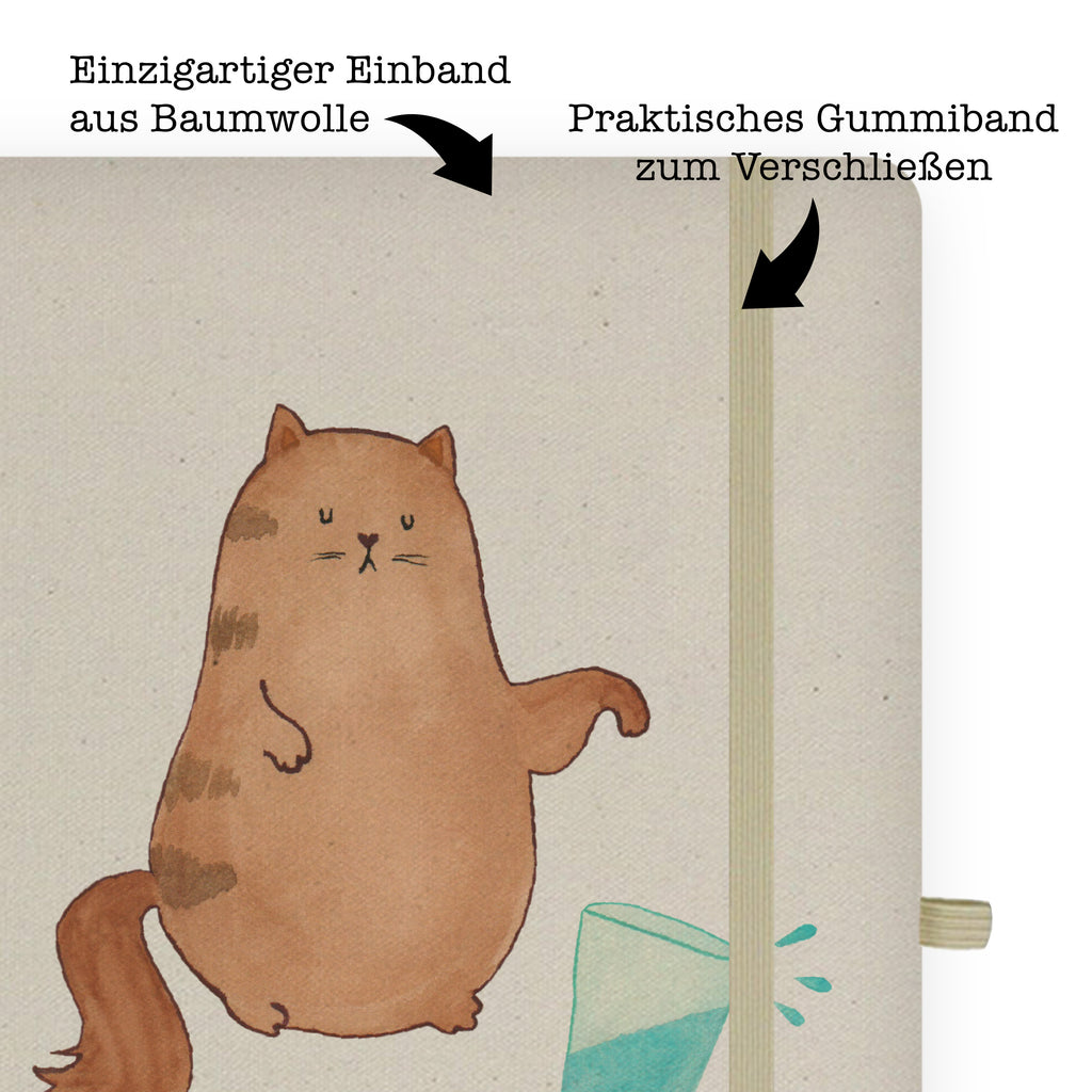 DIN A4 Personalisiertes Notizbuch Katze Wasserglas Katzen, Katze, Kater, Mietze, Cat, Cats, Katzenhalter, Katzenbesitzerin, Haustier, Katzenliebhaber, Wasser, Glas,	 Personalisiertes Notizbuch, Notizbuch mit Namen, Notizbuch bedrucken, Personalisierung, Namensbuch, Namen  Katze, Katzenmotiv, Katzenfan, Katzendeko, Katzenfreund, Katzenliebhaber