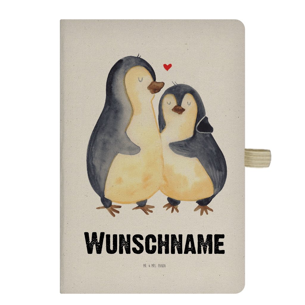 DIN A4 Personalisiertes Notizbuch Pinguin umarmend Personalisiertes Notizbuch, Notizbuch mit Namen, Notizbuch bedrucken, Personalisierung, Namensbuch, Namen, Pinguin, Liebe, Liebespaar, Liebesbeweis, Liebesgeschenk, Verlobung, Jahrestag, Hochzeitstag, Hochzeit, Hochzeitsgeschenk