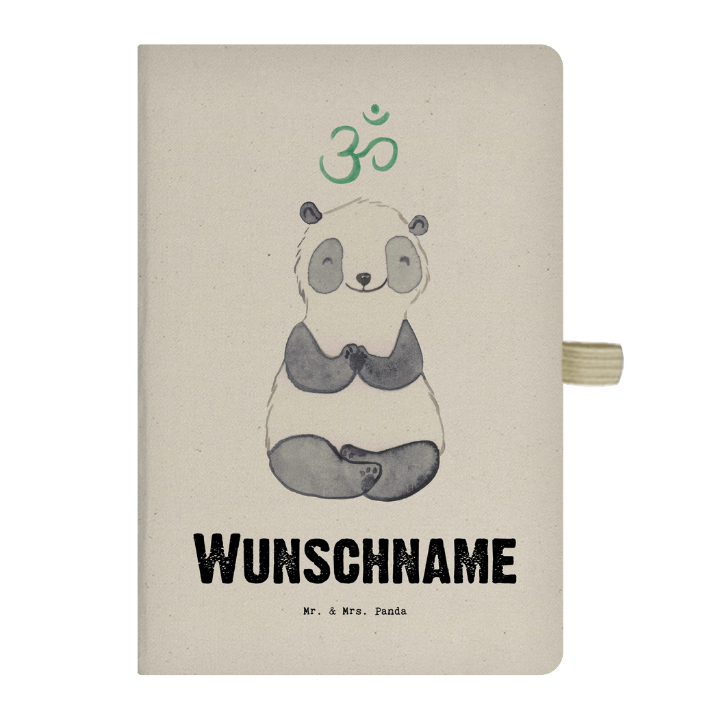 DIN A4 Personalisiertes Notizbuch Panda Meditieren Tage Personalisiertes Notizbuch, Notizbuch mit Namen, Notizbuch bedrucken, Personalisierung, Namensbuch, Namen, Geschenk, Sport, Sportart, Hobby, Schenken, Danke, Dankeschön, Auszeichnung, Gewinn, Sportler, Meditieren, Meditation, Meditationskurs