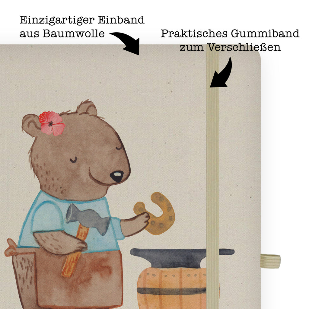 DIN A4 Personalisiertes Notizbuch Schmiedin mit Herz Personalisiertes Notizbuch, Notizbuch mit Namen, Notizbuch bedrucken, Personalisierung, Namensbuch, Namen, Beruf, Ausbildung, Jubiläum, Abschied, Rente, Kollege, Kollegin, Geschenk, Schenken, Arbeitskollege, Mitarbeiter, Firma, Danke, Dankeschön