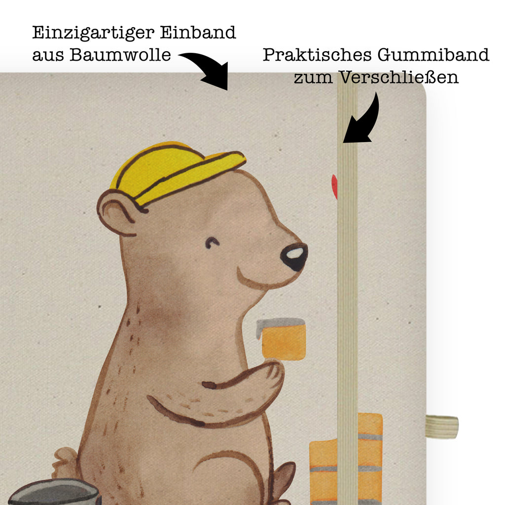 DIN A4 Personalisiertes Notizbuch Maurer mit Herz Personalisiertes Notizbuch, Notizbuch mit Namen, Notizbuch bedrucken, Personalisierung, Namensbuch, Namen, Beruf, Ausbildung, Jubiläum, Abschied, Rente, Kollege, Kollegin, Geschenk, Schenken, Arbeitskollege, Mitarbeiter, Firma, Danke, Dankeschön, Maurer, Maurermeister, Gesellenprüfung, Handwerker, Maurerbetrieb