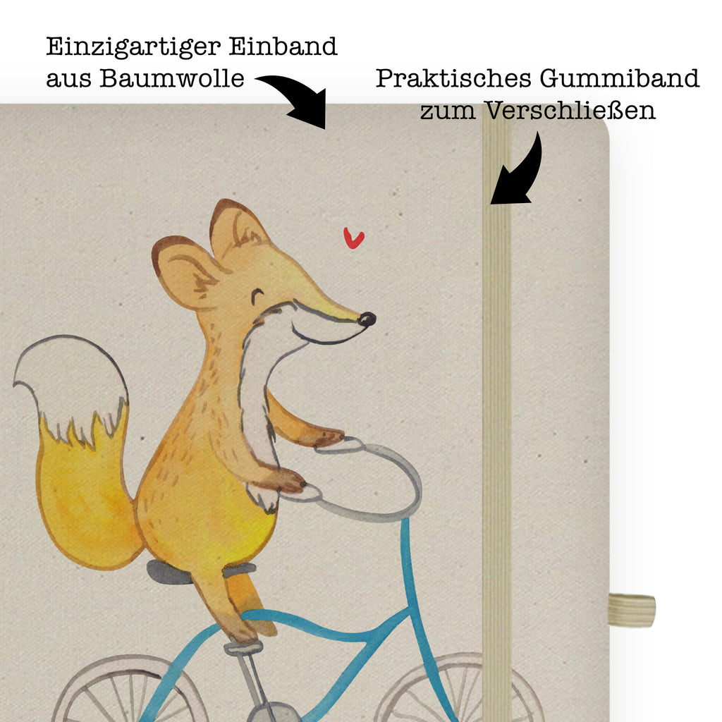 DIN A4 Personalisiertes Notizbuch Fuchs Fahrrad fahren Tage Personalisiertes Notizbuch, Notizbuch mit Namen, Notizbuch bedrucken, Personalisierung, Namensbuch, Namen, Geschenk, Sport, Sportart, Hobby, Schenken, Danke, Dankeschön, Auszeichnung, Gewinn, Sportler, Fahrrad fahren, Radeln, Trekking, Mountainbiking, Radsport