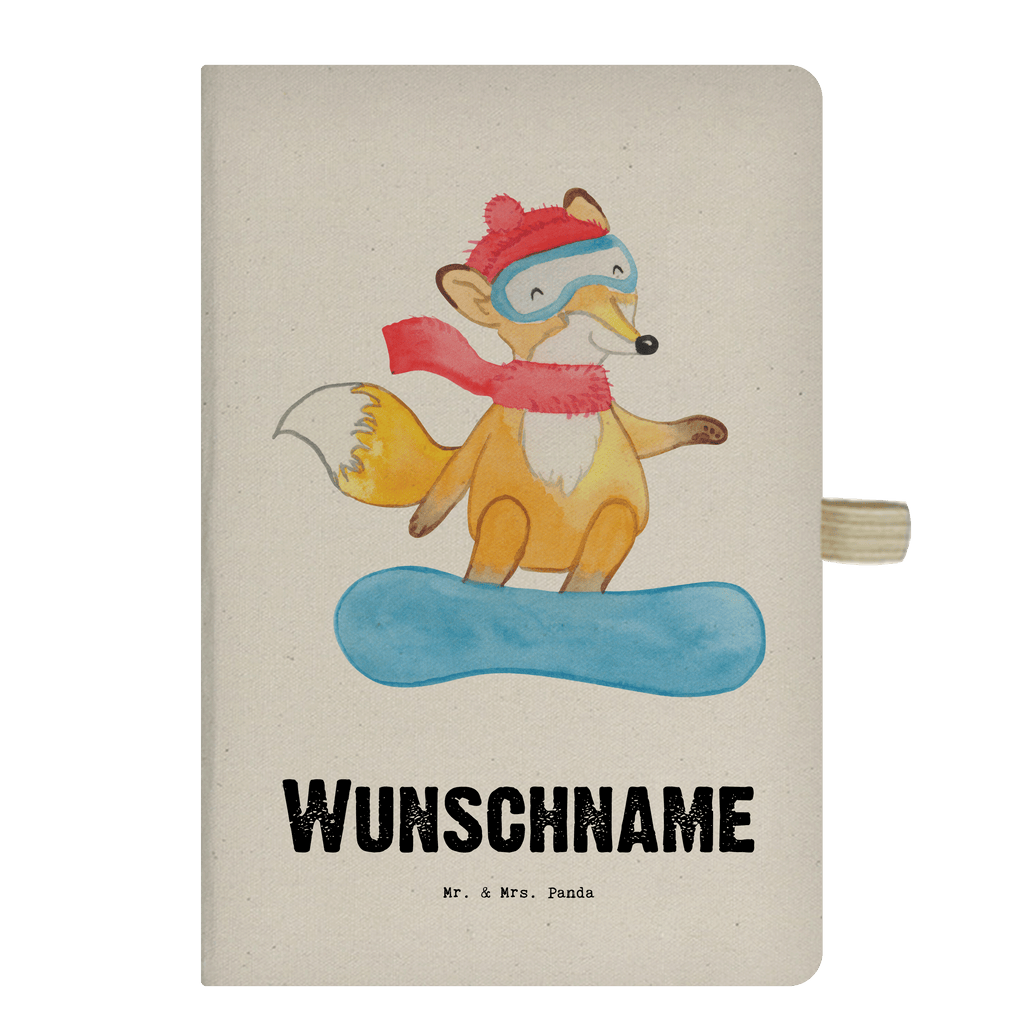 DIN A4 Personalisiertes Notizbuch Fuchs Snowboarden Tage Personalisiertes Notizbuch, Notizbuch mit Namen, Notizbuch bedrucken, Personalisierung, Namensbuch, Namen, Geschenk, Sport, Sportart, Hobby, Schenken, Danke, Dankeschön, Auszeichnung, Gewinn, Sportler, Snowboard, snowboarden, Wintersport, Snowboardschule, Winterurlaub