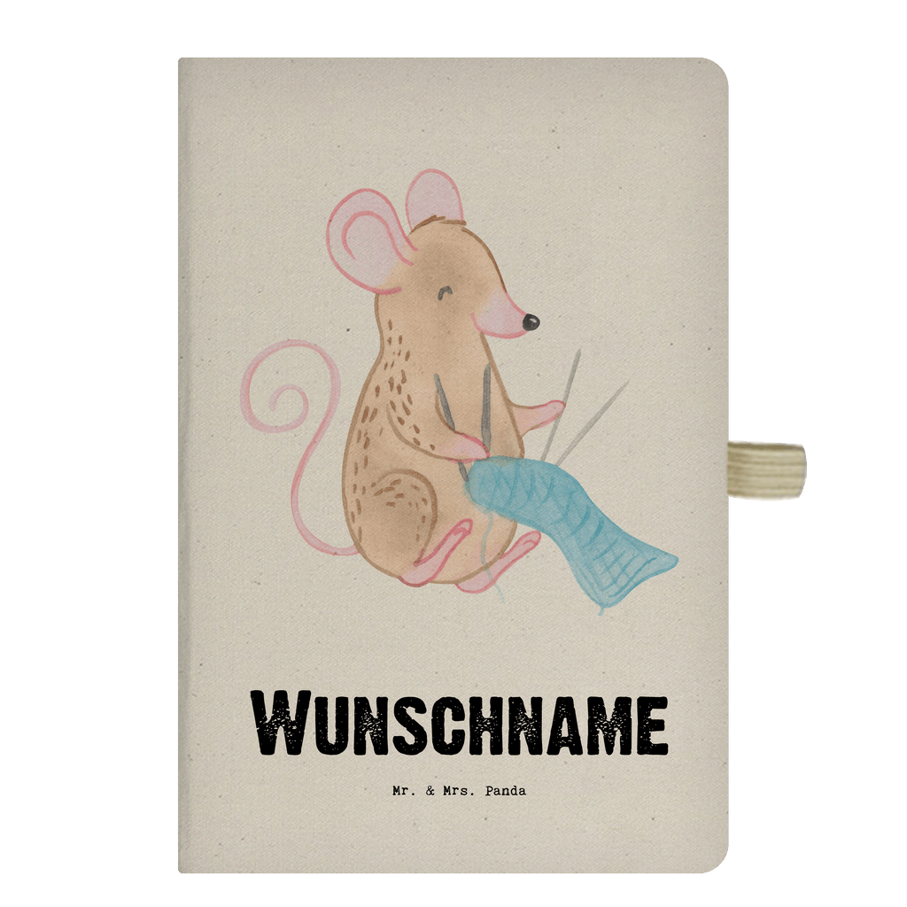 DIN A4 Personalisiertes Notizbuch Maus Stricken Tage Personalisiertes Notizbuch, Notizbuch mit Namen, Notizbuch bedrucken, Personalisierung, Namensbuch, Namen, Geschenk, Sport, Sportart, Hobby, Schenken, Danke, Dankeschön, Auszeichnung, Gewinn, Sportler, Stricken, DIY