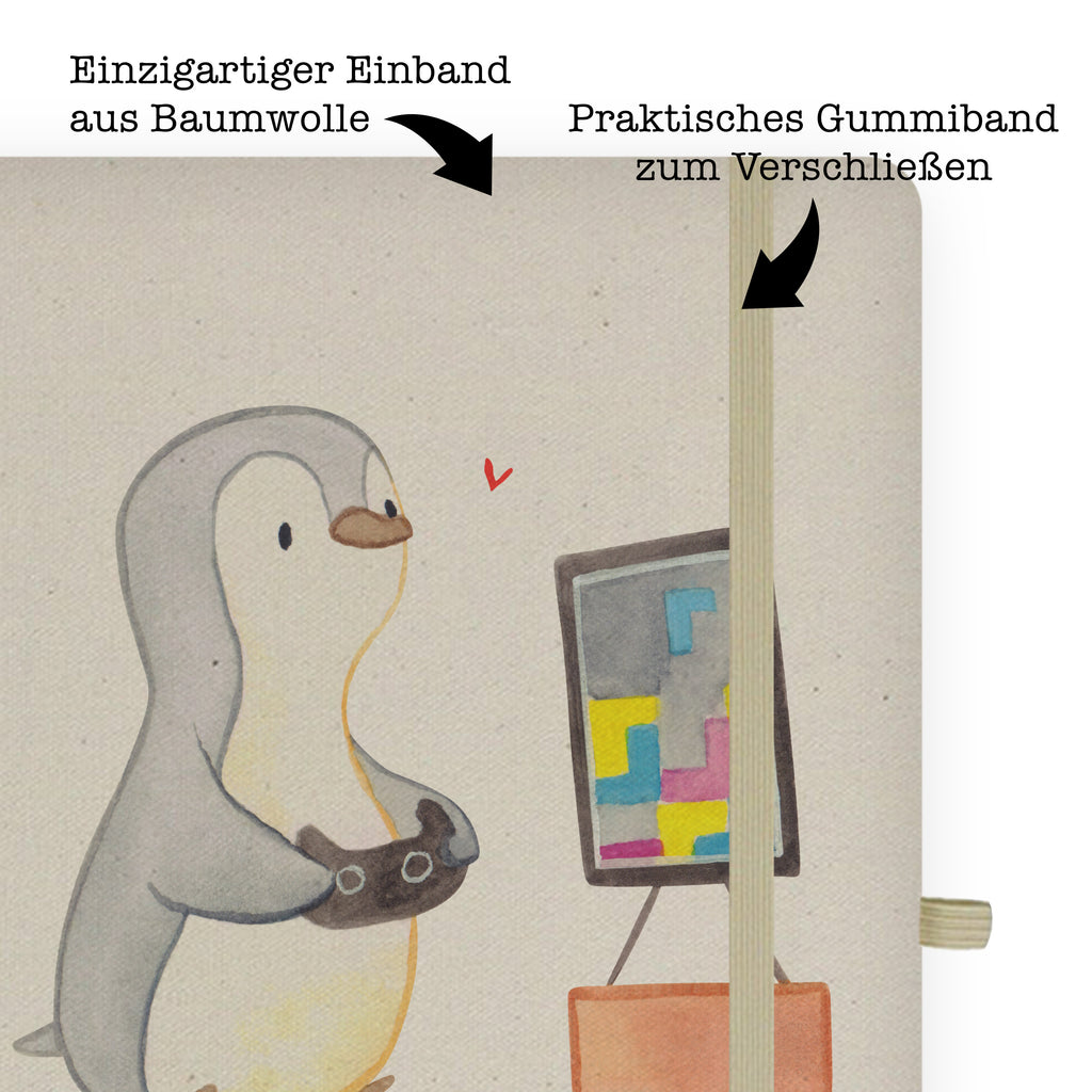 DIN A4 Personalisiertes Notizbuch Pinguin Zocken Tage Personalisiertes Notizbuch, Notizbuch mit Namen, Notizbuch bedrucken, Personalisierung, Namensbuch, Namen, Geschenk, Sport, Sportart, Hobby, Schenken, Danke, Dankeschön, Auszeichnung, Gewinn, Sportler, Zocken, Gaming, Videospiele, Videogames