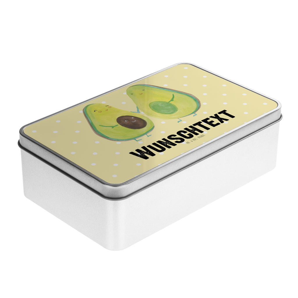 Personalisierte Metalldose Avocado Pärchen Personalisierte Metalldose, Dose mit Namen, Namensdose, Kiste mit Namen, Namenskiste, Avocado, Veggie, Vegan, Gesund, Avocuddle, Liebe, Schwangerschaft, Familie, Babyshower, Babyparty, Hochzeit, Kinder, Avocados, Geburt