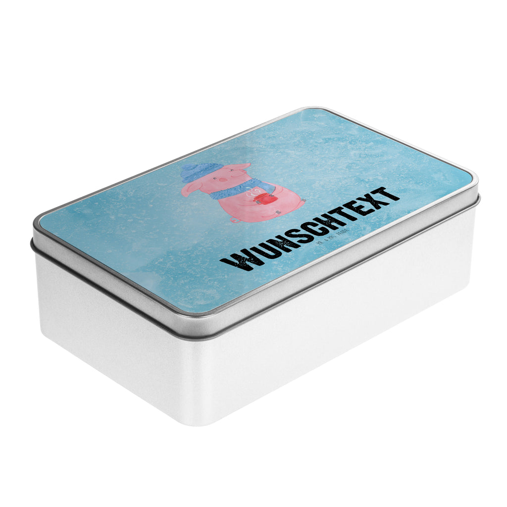 Personalisierte Metalldose Glühschwein Personalisierte Metalldose, Dose mit Namen, Namensdose, Kiste mit Namen, Namenskiste, Winter, Weihnachten, Weihnachtsdeko, Nikolaus, Advent, Heiligabend, Wintermotiv, Glühschwein, Glühwein, Weihnachtsmarkt, Punsch