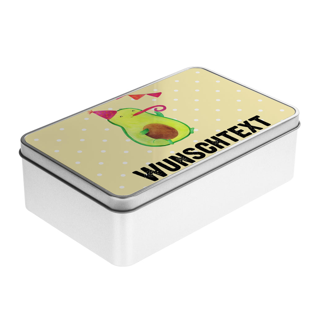 Personalisierte Metalldose Avocado Party Personalisierte Metalldose, Dose mit Namen, Namensdose, Kiste mit Namen, Namenskiste, Avocado, Veggie, Vegan, Gesund, Avocados, Party, Geburtstag, Geburtstagsfeier, Happy Birthday, Feier, Feierei, Lieblingstag, Prüfung, Abifeier, Abi, Bestanden, Jahrestag, Jubiläum, Firmenfeier, Klassenfeier, Schulabschluss, Abschluss