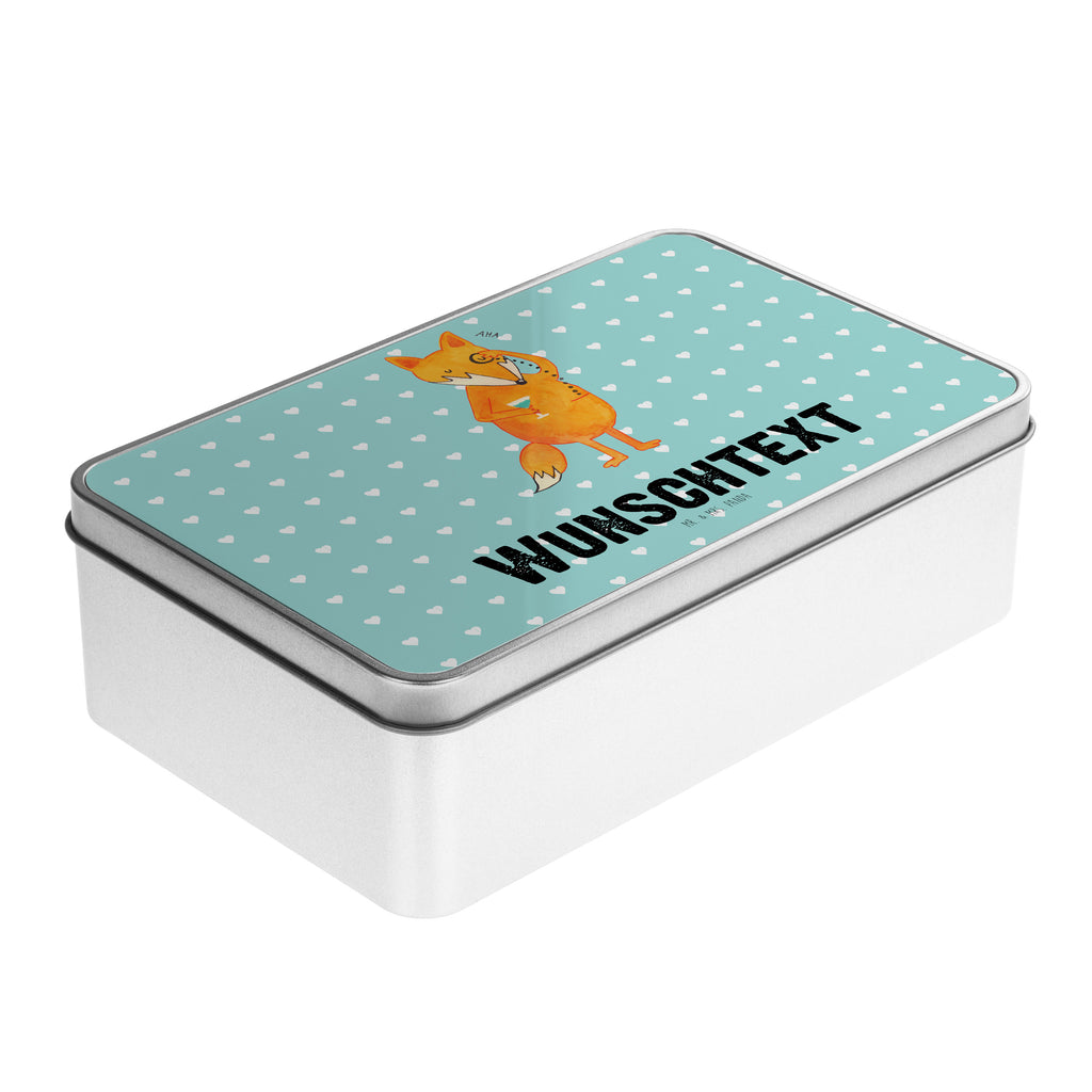 Personalisierte Metalldose Fuchs Lord Personalisierte Metalldose, Dose mit Namen, Namensdose, Kiste mit Namen, Namenskiste, Fuchs, Füchse, tröstende Worte, Spruch lustig, Liebeskummer Geschenk, Motivation Spruch, Problemlösung