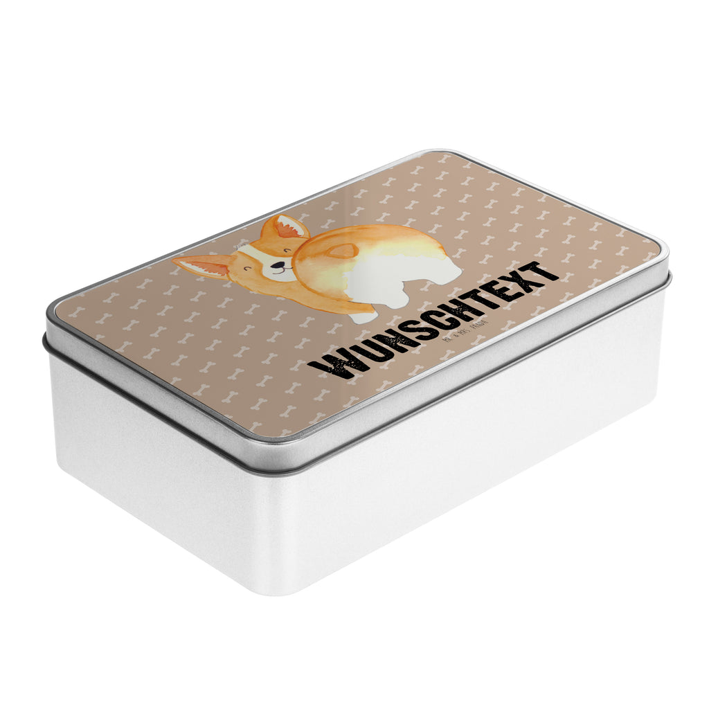 Personalisierte Metalldose Corgie Po Personalisierte Metalldose, Dose mit Namen, Namensdose, Kiste mit Namen, Namenskiste, Hund, Hundemotiv, Haustier, Hunderasse, Tierliebhaber, Hundebesitzer, Sprüche, Corgie, Hundeliebe, Motivation, Selbstliebe, Spruch
