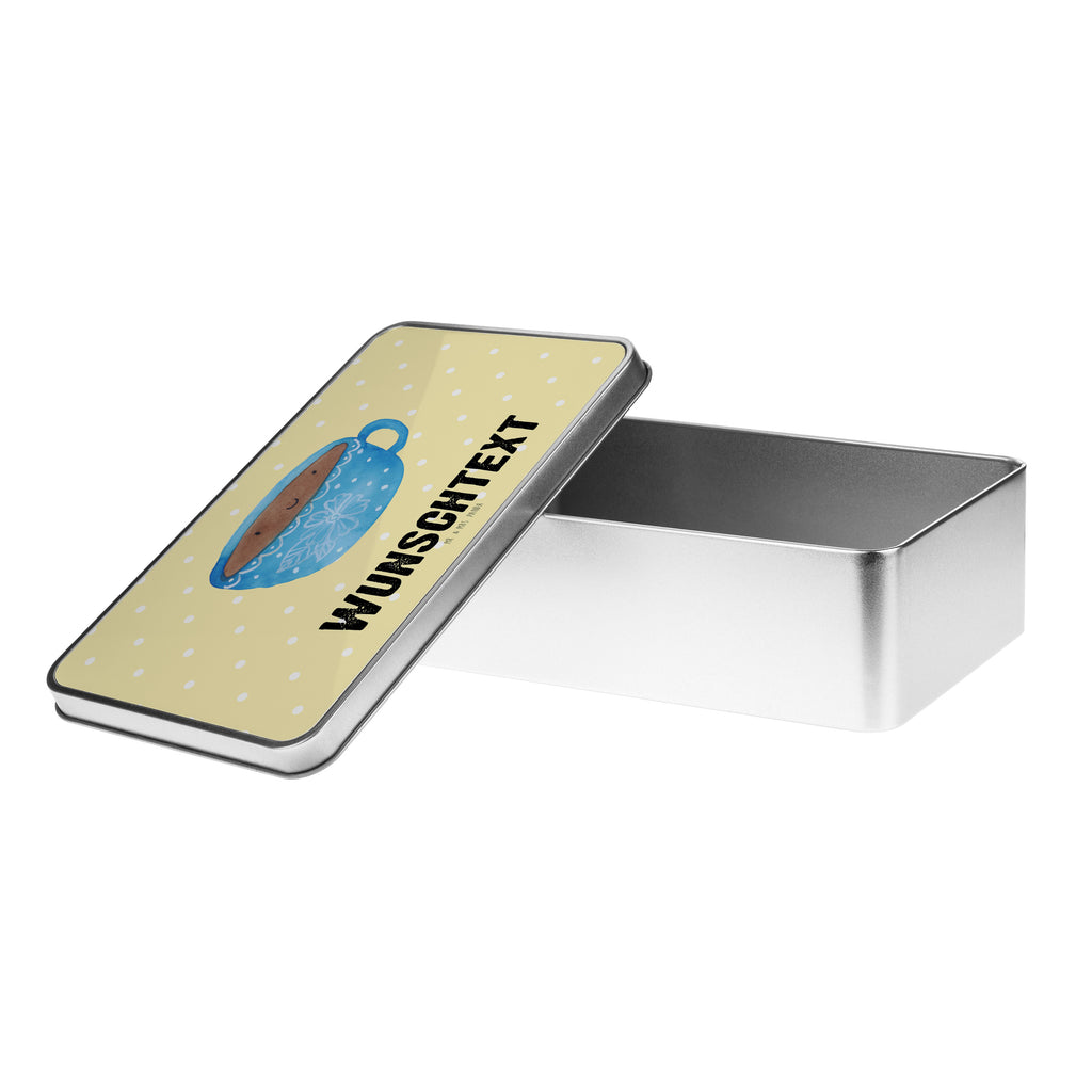 Personalisierte Metalldose Kaffee Tasse Personalisierte Metalldose, Dose mit Namen, Namensdose, Kiste mit Namen, Namenskiste, Tiermotive, Gute Laune, lustige Sprüche, Tiere, Kaffee, Tasse, Liebe, Geschmack, Genuss, Glücklich