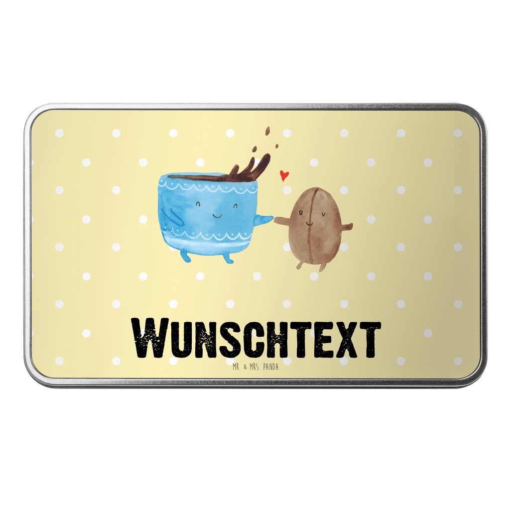 Personalisierte Metalldose Kaffee Bohne Personalisierte Metalldose, Dose mit Namen, Namensdose, Kiste mit Namen, Namenskiste, Tiermotive, Gute Laune, lustige Sprüche, Tiere, Kaffee, Kaffeebohne, Genuss, Zufriedenheit, Glück