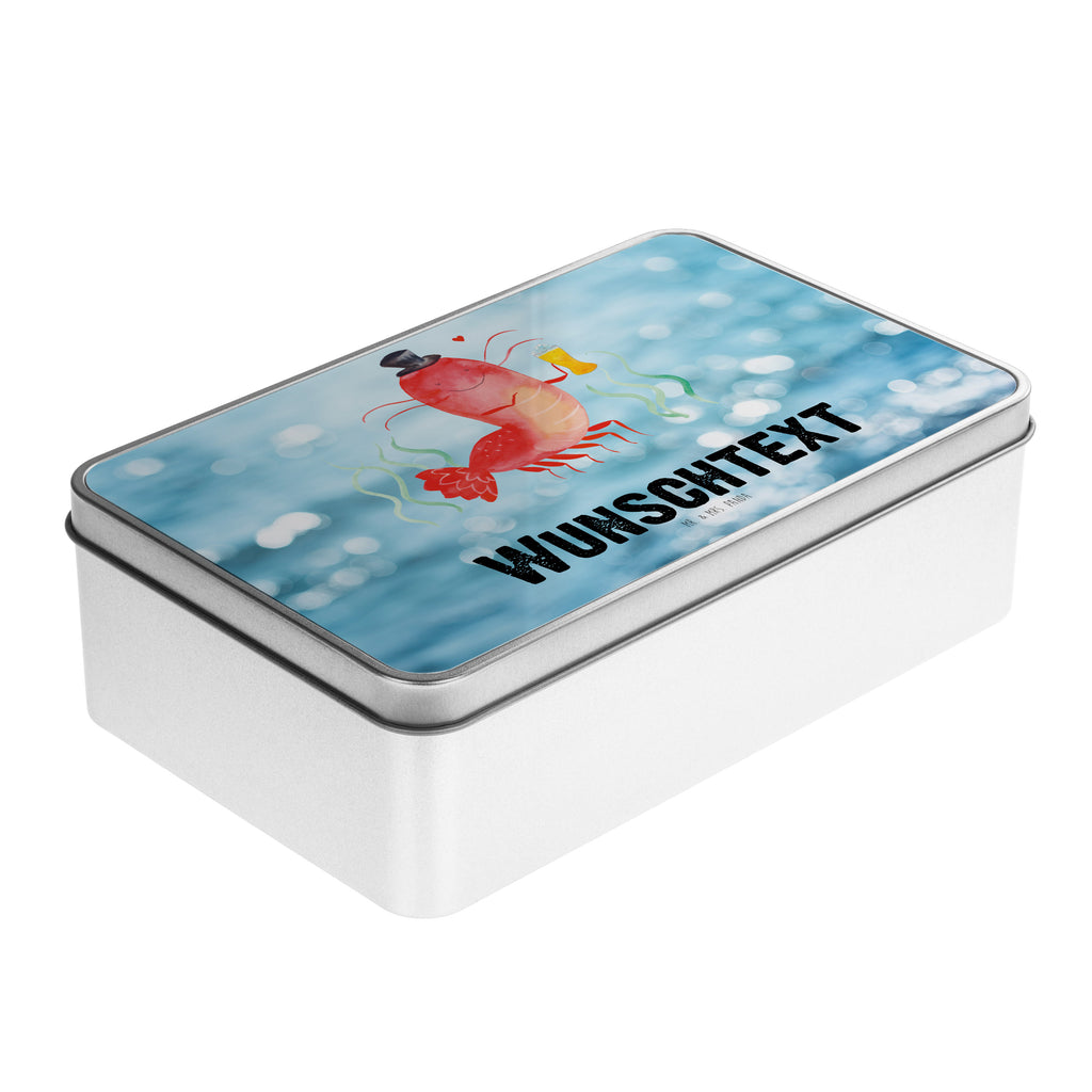Personalisierte Metalldose Hummer mit Weizen Personalisierte Metalldose, Dose mit Namen, Namensdose, Kiste mit Namen, Namenskiste, Meerestiere, Meer, Urlaub, Garnele, Garnelen, Bier, Kochen, Männerhaushalt, Junggeselle, Junggesellin, Bierliebhaber, Kneipe, Gasthaus, Wirtschaft