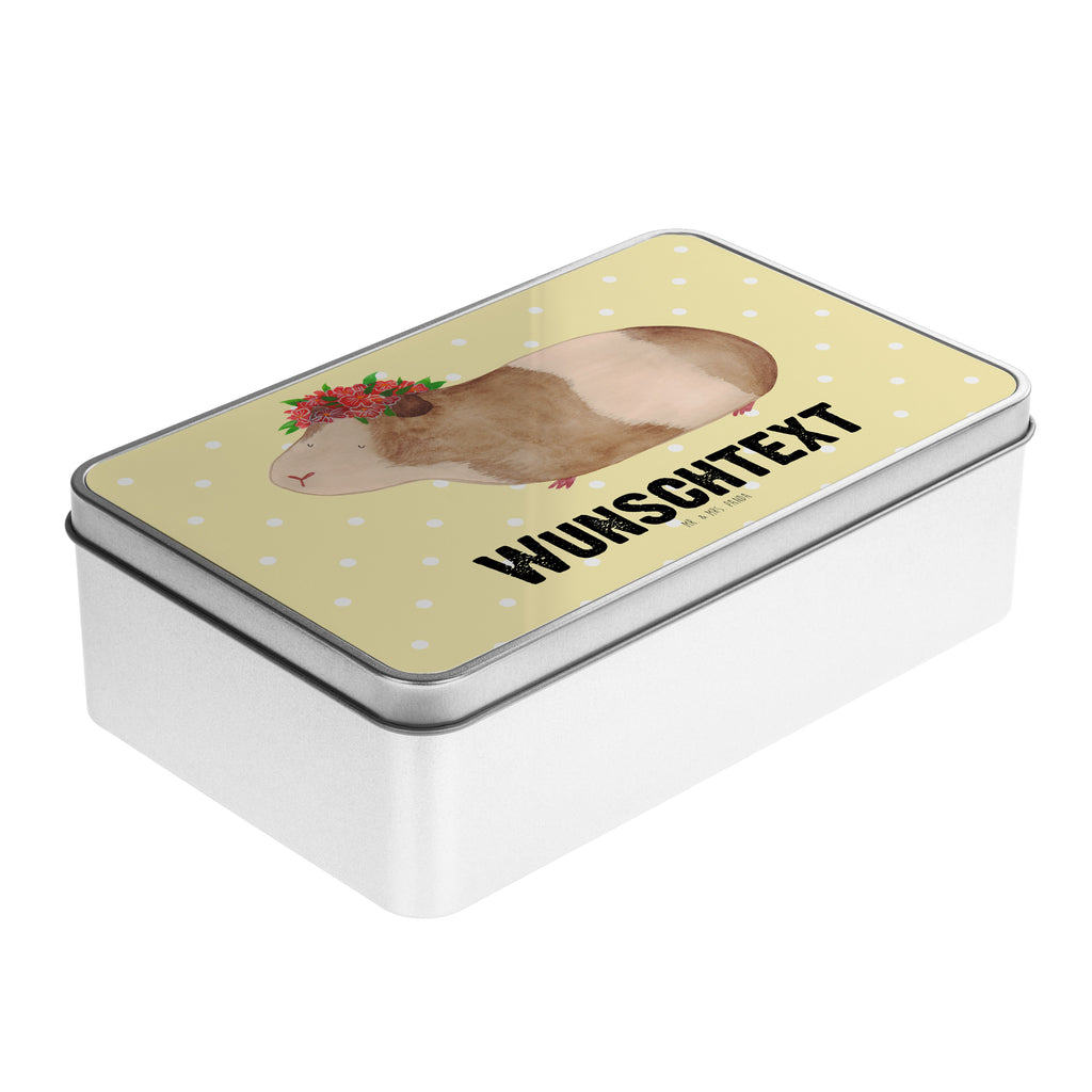 Personalisierte Metalldose Meerschweinchen weise Personalisierte Metalldose, Dose mit Namen, Namensdose, Kiste mit Namen, Namenskiste, Tiermotive, Gute Laune, lustige Sprüche, Tiere, Meerschweinchen, Meerie, Meeries, Wunder, Blumenkind, Realität, Spruch, Weisheit, Motivation, Wunderland