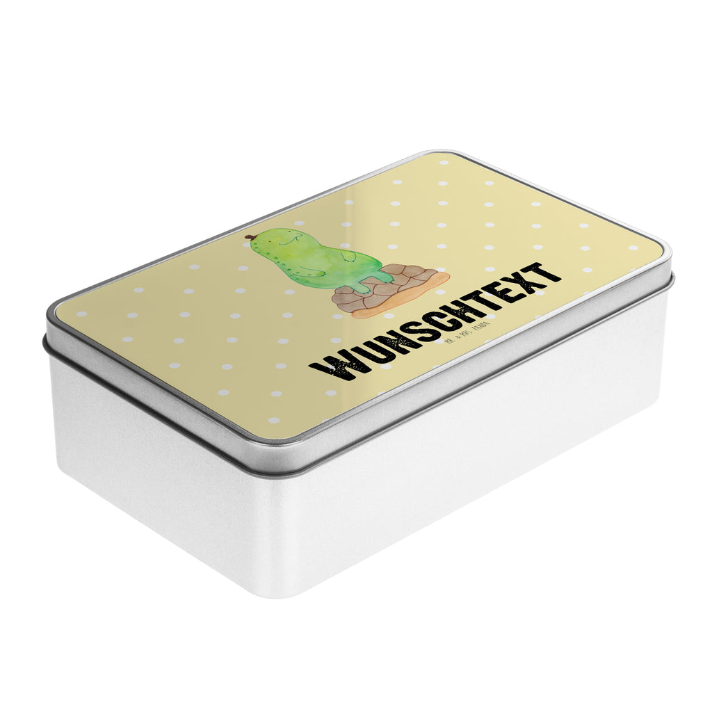 Personalisierte Metalldose Schildkröte pausiert Personalisierte Metalldose, Dose mit Namen, Namensdose, Kiste mit Namen, Namenskiste, Schildkröte, Achtsamkeit, Entschleunigen, achtsam