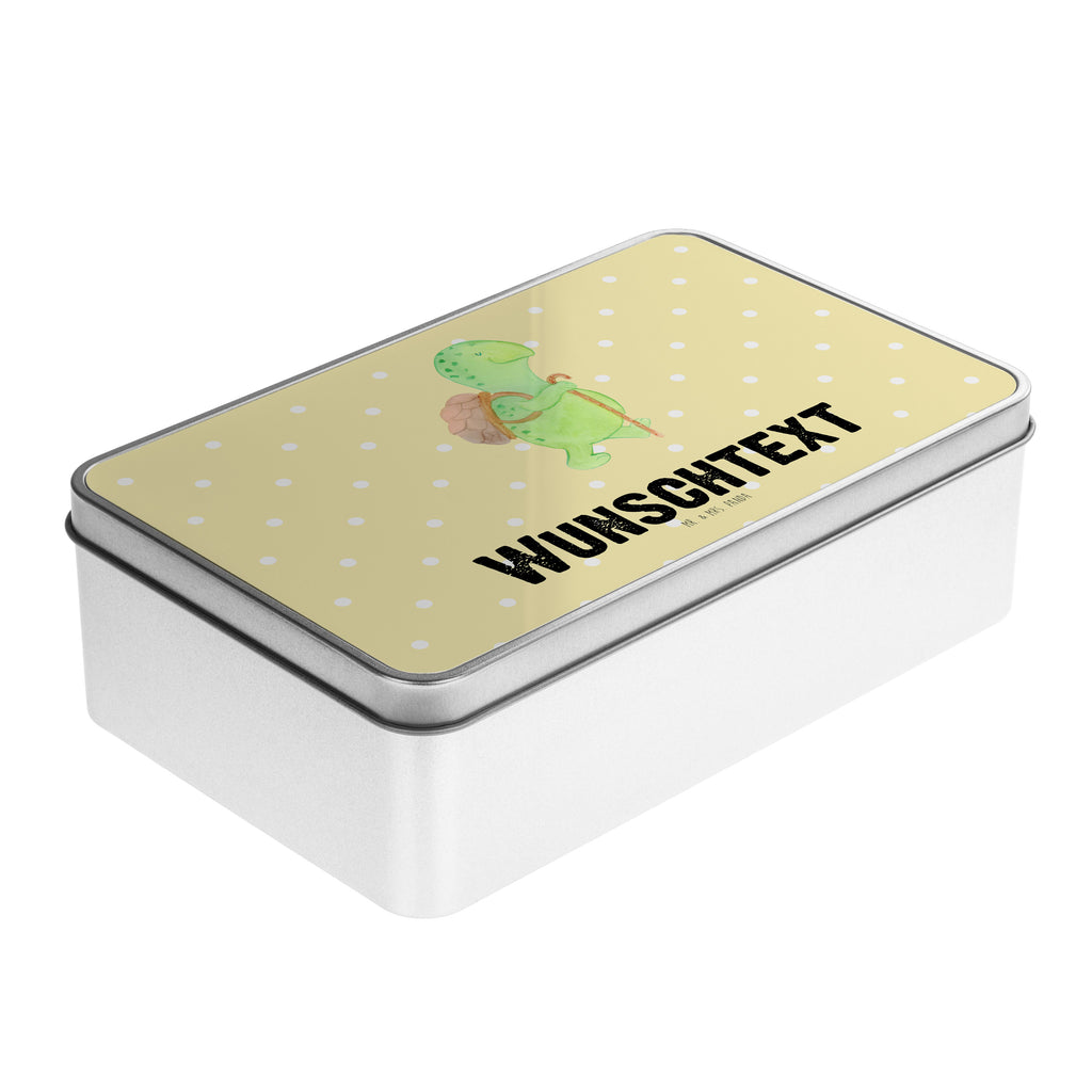 Personalisierte Metalldose Schildkröte Wanderer Personalisierte Metalldose, Dose mit Namen, Namensdose, Kiste mit Namen, Namenskiste, Schildkröte, Schildkröten, Motivation, Motivationsspruch, Motivationssprüche, Neuanfang