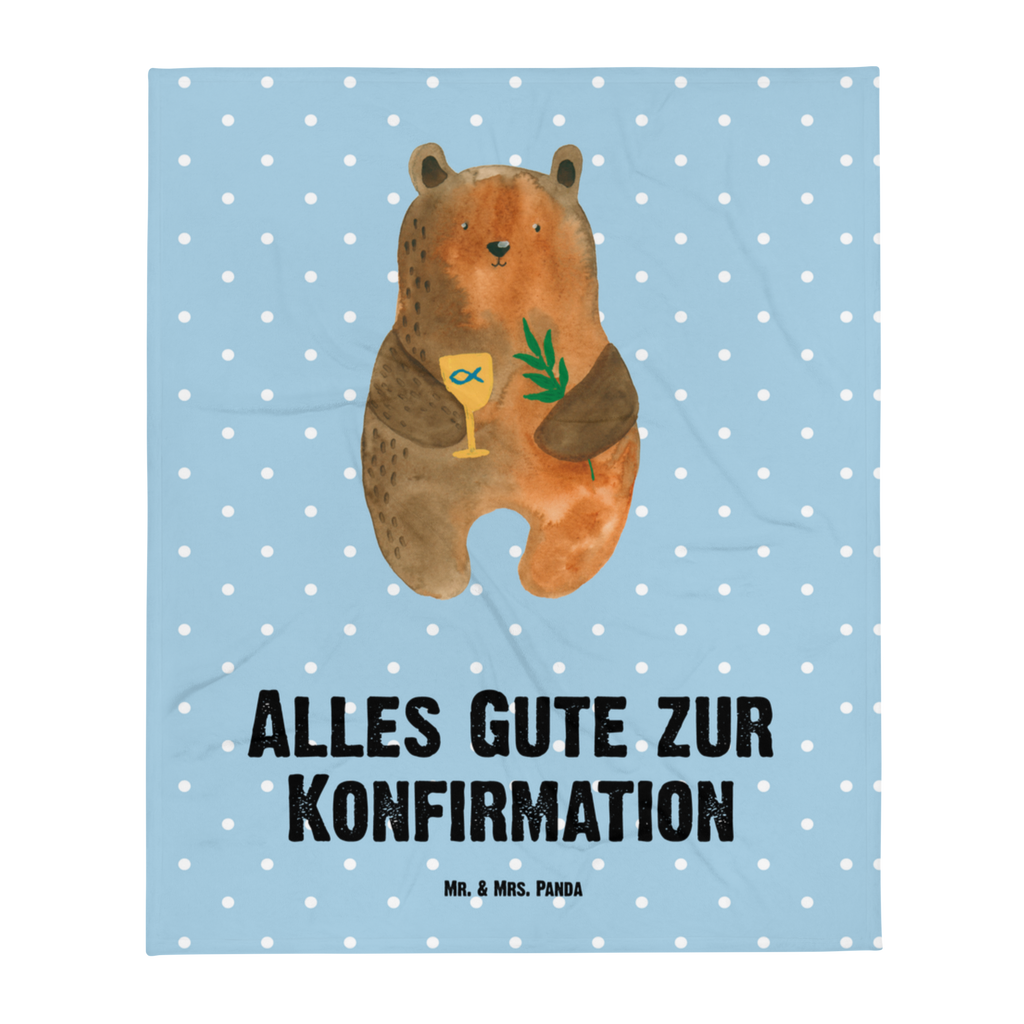 Kuscheldecke Konfirmation-Bär Konfirmation, Kirche, evangelisch, Gottesdienst  Decke, Wohndecke, Tagesdecke, Wolldecke, Sofadecke  Bär, Teddy, Teddybär