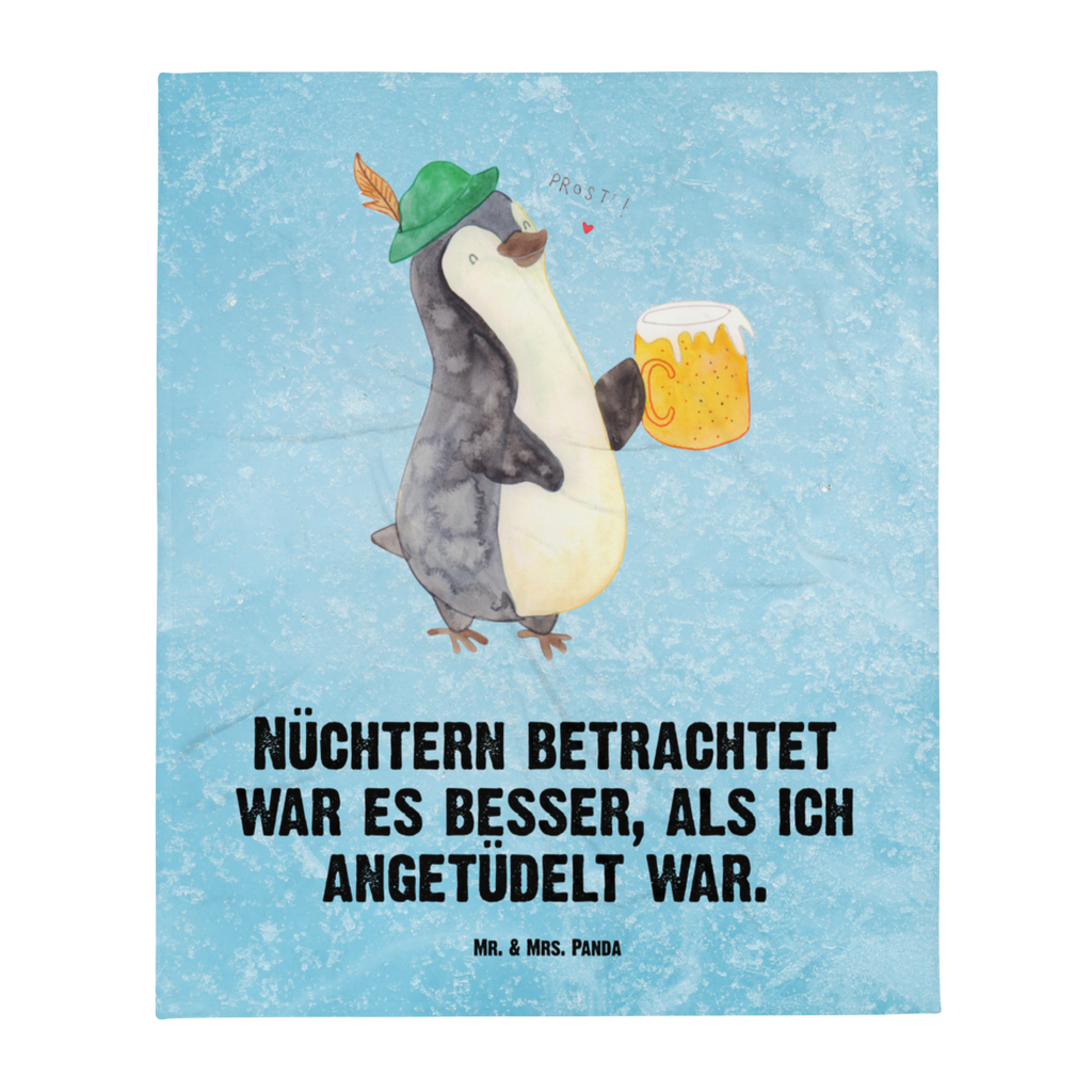Kuscheldecke Pinguin Bier Pinguin, Pinguine, Bier, Oktoberfest,   Decke, Wohndecke, Tagesdecke, Wolldecke, Sofadecke  Pinguin