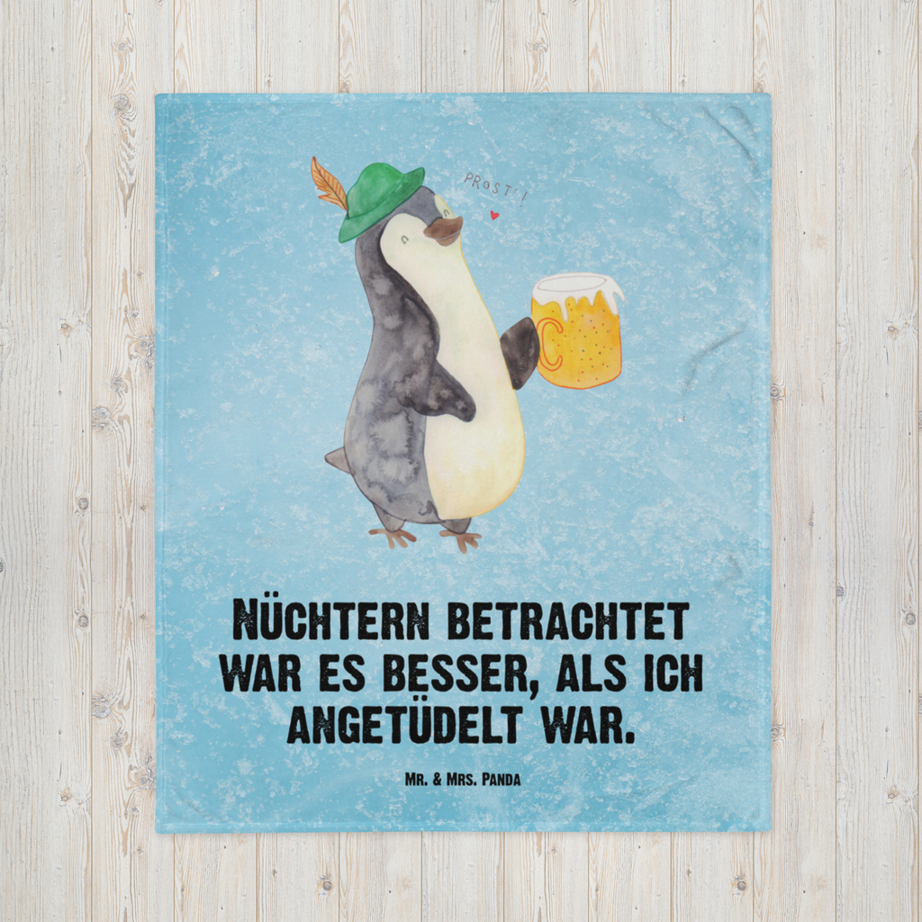 Kuscheldecke Pinguin Bier Pinguin, Pinguine, Bier, Oktoberfest,   Decke, Wohndecke, Tagesdecke, Wolldecke, Sofadecke  Pinguin