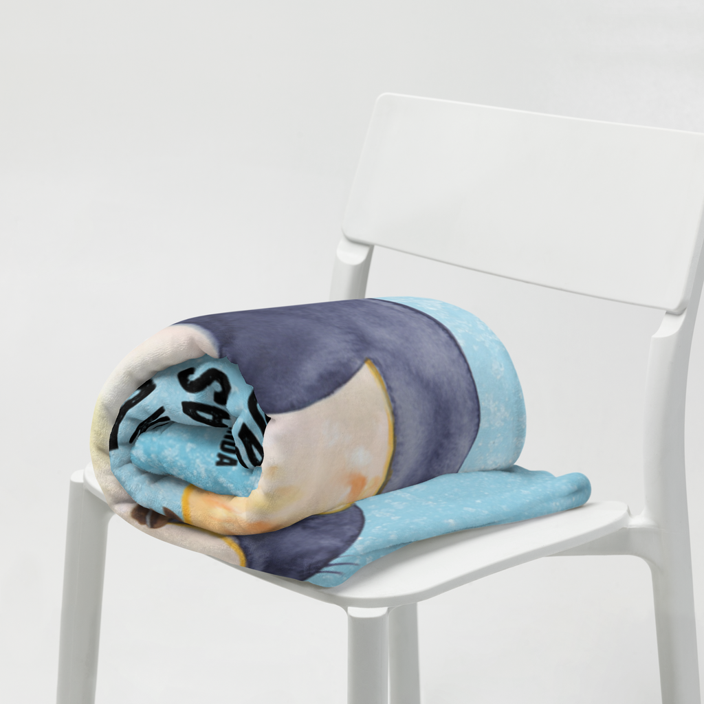 Kuscheldecke Pinguin Diät Pinguin, Pinguine, Diät, Abnehmen, Abspecken, Gewicht, Motivation, Selbstliebe, Körperliebe, Selbstrespekt  Decke, Wohndecke, Tagesdecke, Wolldecke, Sofadecke  Pinguin