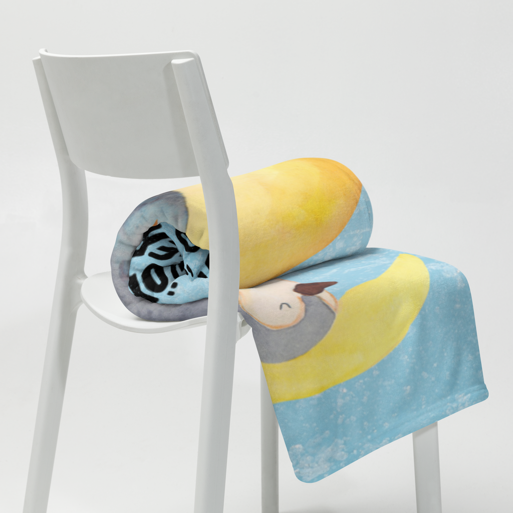Kuscheldecke Pinguin Mond Pinguin, Pinguine, Spruch, schlafen, Nachtruhe, Einschlafen, Schlafzimmer, Schlafstörungen, Gästezimmer,	  Decke, Wohndecke, Tagesdecke, Wolldecke, Sofadecke  Pinguin