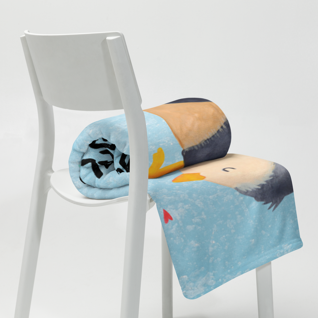 Kuscheldecke Pinguin Pärchen Pinguin, Pinguine, Liebe, Liebespaar, Liebesbeweis, Liebesgeschenk, Verlobung, Jahrestag, Hochzeitstag, Hochzeit, Hochzeitsgeschenk, große Liebe, Traumpaar  Decke, Wohndecke, Tagesdecke, Wolldecke, Sofadecke  Pinguin