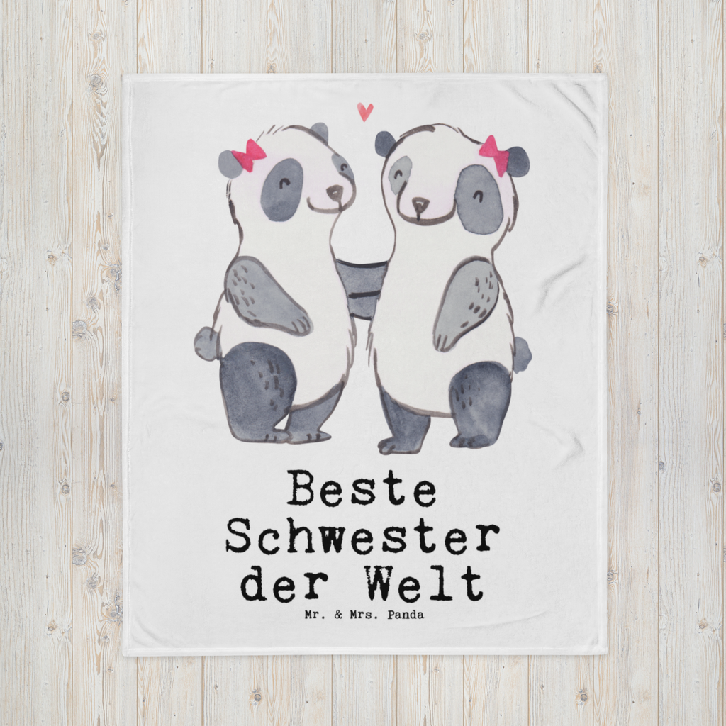 Kuscheldecke Panda Beste Schwester der Welt Schwestern, Schwester, Geschwister, Schwesterherz, Sister, Geschenk, Familie, Kleinigkeit, Beste, Tochter, Liebe, Kinder   Decke, Wohndecke, Tagesdecke, Wolldecke, Sofadecke  für, Dankeschön, Geschenk, Schenken, Geburtstag, Geburtstagsgeschenk, Geschenkidee, Danke, Bedanken, Mitbringsel, Freude machen, Geschenktipp