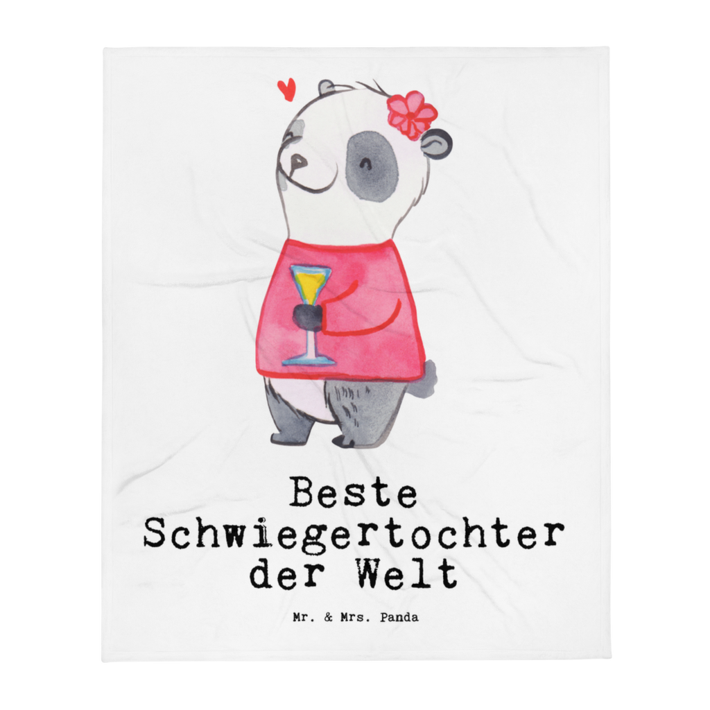 Kuscheldecke Panda Beste Schwiegertochter der Welt Schwiegertochter, Tochter, Ehefrau des Sohns, Frau, angeheiratet, Hochzeit, Dankeschön  Decke, Wohndecke, Tagesdecke, Wolldecke, Sofadecke  für, Dankeschön, Geschenk, Schenken, Geburtstag, Geburtstagsgeschenk, Geschenkidee, Danke, Bedanken, Mitbringsel, Freude machen, Geschenktipp