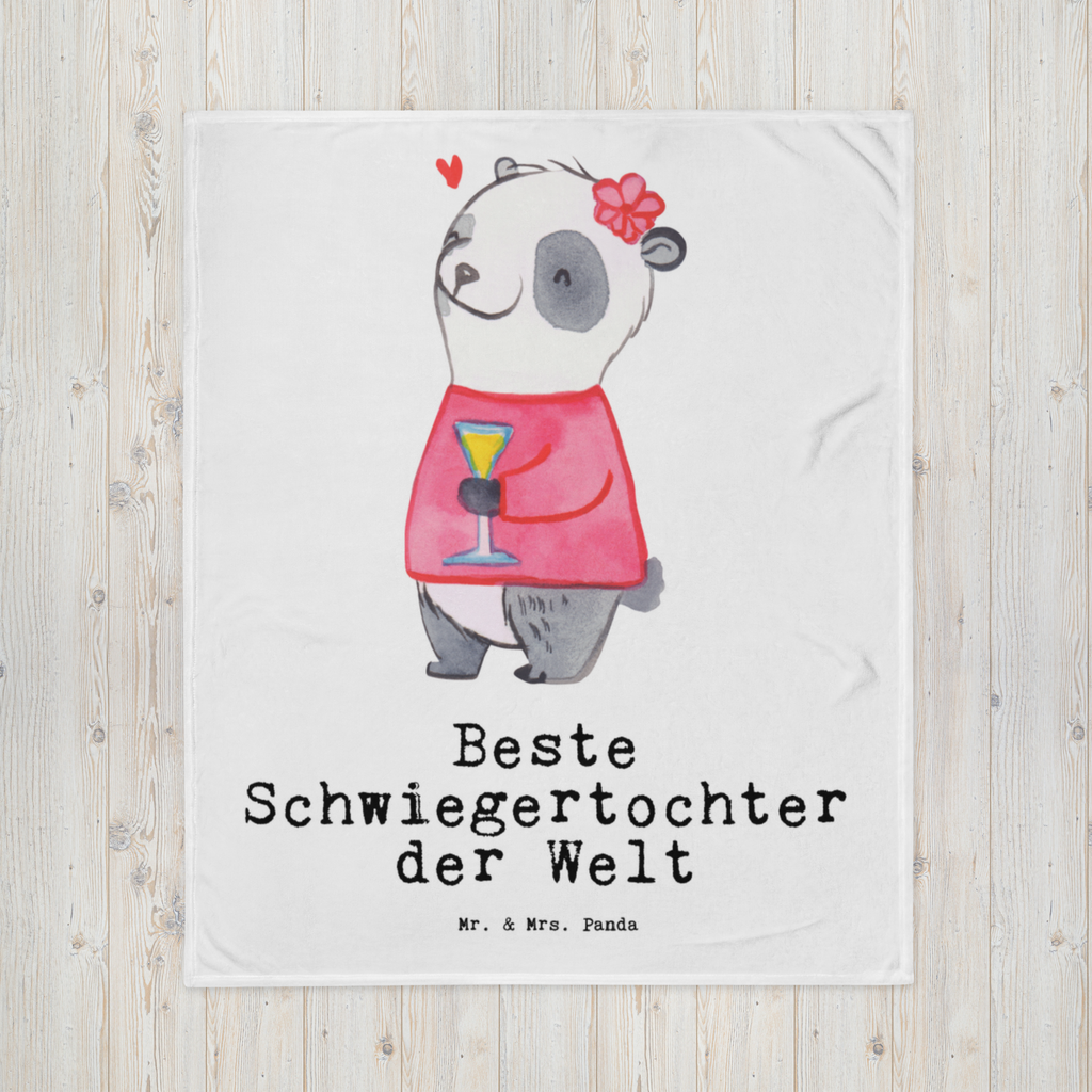 Kuscheldecke Panda Beste Schwiegertochter der Welt Schwiegertochter, Tochter, Ehefrau des Sohns, Frau, angeheiratet, Hochzeit, Dankeschön  Decke, Wohndecke, Tagesdecke, Wolldecke, Sofadecke  für, Dankeschön, Geschenk, Schenken, Geburtstag, Geburtstagsgeschenk, Geschenkidee, Danke, Bedanken, Mitbringsel, Freude machen, Geschenktipp