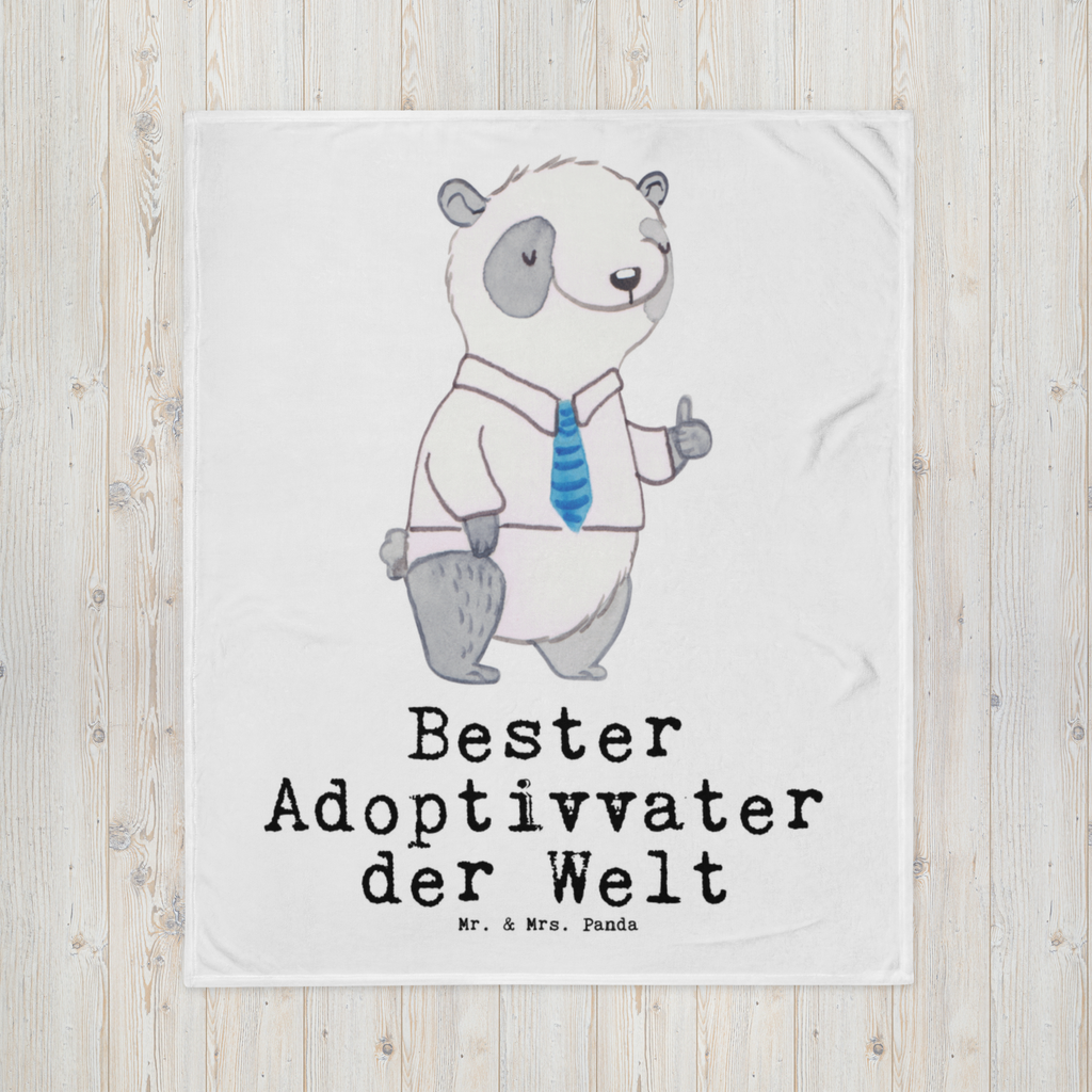 Kuscheldecke Panda Bester Adoptivvater der Welt Adoptiv vater,Adoption, adoptiert, Adoptivvater  Decke, Wohndecke, Tagesdecke, Wolldecke, Sofadecke  für, Dankeschön, Geschenk, Schenken, Geburtstag, Geburtstagsgeschenk, Geschenkidee, Danke, Bedanken, Mitbringsel, Freude machen, Geschenktipp