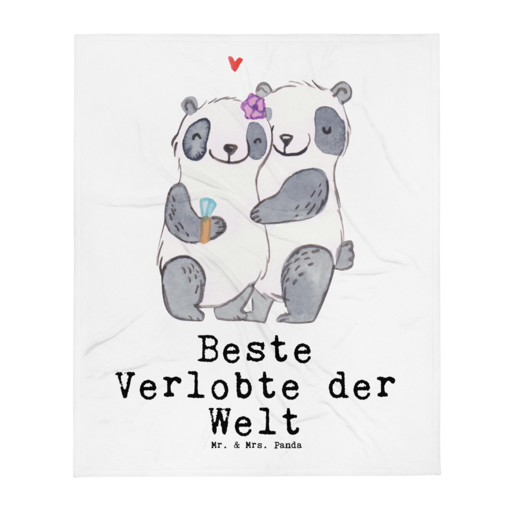 Kuscheldecke Panda Beste Verlobte der Welt Verlobte, Verloben, Verlobung, Traumfrau, Frau, Freundin, Ehefrau, Zukünftige, Hochzeit, Ehe,   Decke, Wohndecke, Tagesdecke, Wolldecke, Sofadecke  für, Dankeschön, Geschenk, Schenken, Geburtstag, Geburtstagsgeschenk, Geschenkidee, Danke, Bedanken, Mitbringsel, Freude machen, Geschenktipp