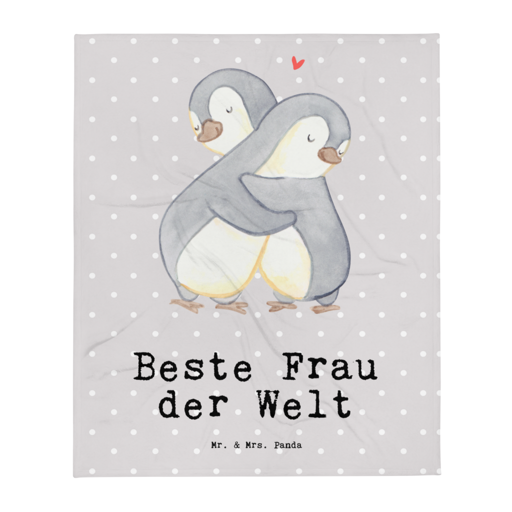 Kuscheldecke Pinguin Beste Frau der Welt Beste, Frau, Ehefrau, Partnerin, Freundin, Traumfrau, Liebling, Ehepartner, Ehe, Gattin, Lebensgefährtin, Braut, Kleinigkeit  Decke, Wohndecke, Tagesdecke, Wolldecke, Sofadecke  für, Dankeschön, Geschenk, Schenken, Geburtstag, Geburtstagsgeschenk, Geschenkidee, Danke, Bedanken, Mitbringsel, Freude machen, Geschenktipp