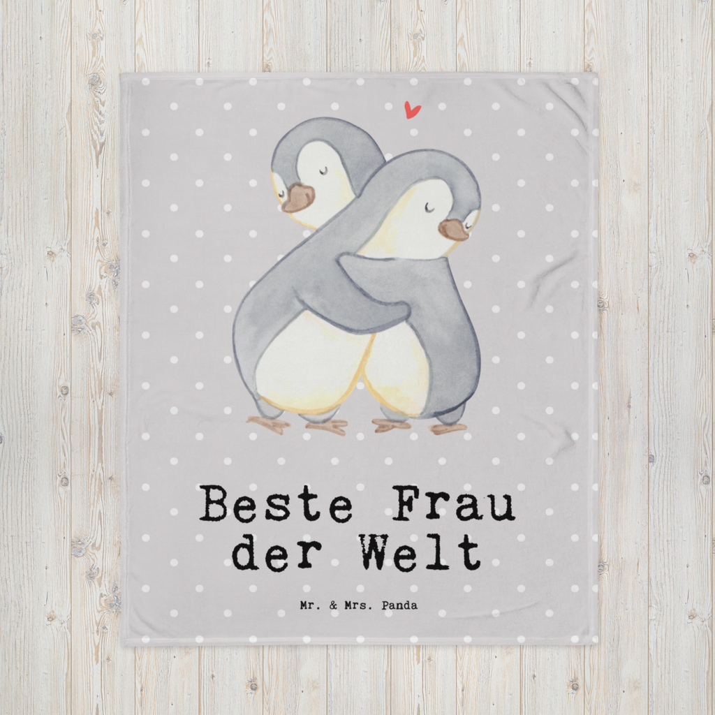 Kuscheldecke Pinguin Beste Frau der Welt Beste, Frau, Ehefrau, Partnerin, Freundin, Traumfrau, Liebling, Ehepartner, Ehe, Gattin, Lebensgefährtin, Braut, Kleinigkeit  Decke, Wohndecke, Tagesdecke, Wolldecke, Sofadecke  für, Dankeschön, Geschenk, Schenken, Geburtstag, Geburtstagsgeschenk, Geschenkidee, Danke, Bedanken, Mitbringsel, Freude machen, Geschenktipp