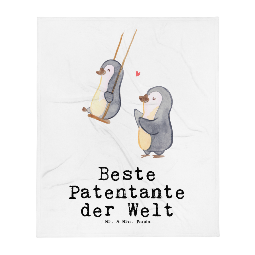 Kuscheldecke Pinguin Beste Patentante der Welt Patentante, Paten Tante, Lieblingstante, Taufpartner, Taufe, Familie, Geschenk, Mitbringsel, Kleinigkeit, Dankeschön, Nichte, Neffe  Decke, Wohndecke, Tagesdecke, Wolldecke, Sofadecke  für, Dankeschön, Geschenk, Schenken, Geburtstag, Geburtstagsgeschenk, Geschenkidee, Danke, Bedanken, Mitbringsel, Freude machen, Geschenktipp