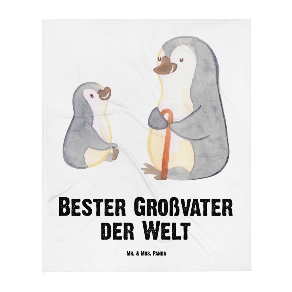 Kuscheldecke Pinguin Bester Großvater der Welt Großvater, Grossvater, Opa, Opi. Großpapa, Großeltern, Enkel, Enkelin, Enkelkind, Geschenk, Geburtstag, Kleinigkeit, Oppa, Oppi, Bester, Mitbringsel  Decke, Wohndecke, Tagesdecke, Wolldecke, Sofadecke  für, Dankeschön, Geschenk, Schenken, Geburtstag, Geburtstagsgeschenk, Geschenkidee, Danke, Bedanken, Mitbringsel, Freude machen, Geschenktipp